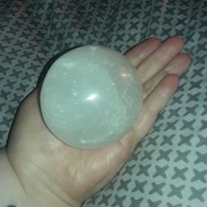 Selenite sphere